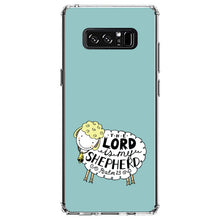 DistinctInk® Clear Shockproof Hybrid Case for Apple iPhone / Samsung Galaxy / Google Pixel - Psalm 23 - The Lord is My Shepherd