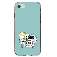 DistinctInk® Clear Shockproof Hybrid Case for Apple iPhone / Samsung Galaxy / Google Pixel - Psalm 23 - The Lord is My Shepherd