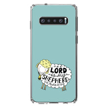 DistinctInk® Clear Shockproof Hybrid Case for Apple iPhone / Samsung Galaxy / Google Pixel - Psalm 23 - The Lord is My Shepherd