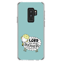DistinctInk® Clear Shockproof Hybrid Case for Apple iPhone / Samsung Galaxy / Google Pixel - Psalm 23 - The Lord is My Shepherd