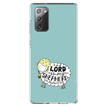 DistinctInk® Clear Shockproof Hybrid Case for Apple iPhone / Samsung Galaxy / Google Pixel - Psalm 23 - The Lord is My Shepherd
