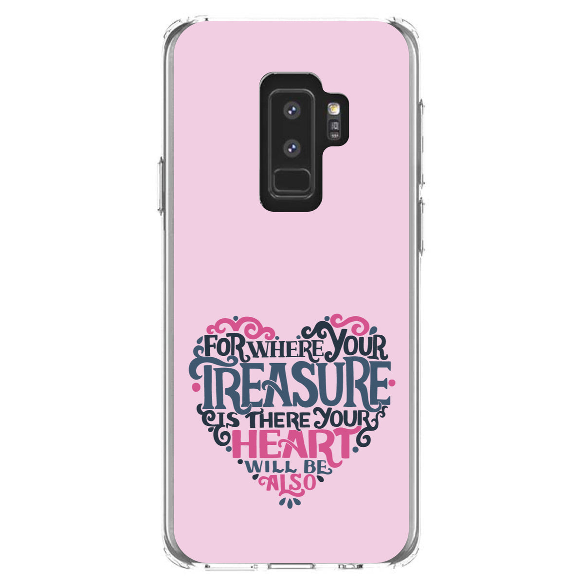 For Where Your Treasure Is There Your Heart Will Be Clear Shockproof iPhone Case, view 20