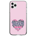 For Where Your Treasure Is There Your Heart Will Be Clear Shockproof iPhone Case