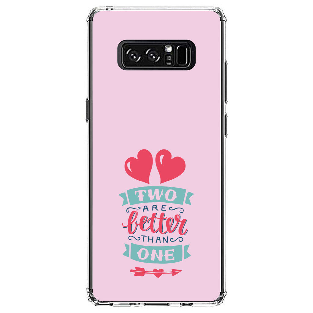 Hearts, Two Are Better Than One Clear Shockproof iPhone Case, view 12