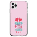 Hearts, Two Are Better Than One Clear Shockproof iPhone Case