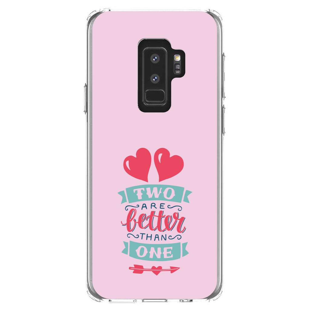 Hearts, Two Are Better Than One Clear Shockproof iPhone Case, view 20