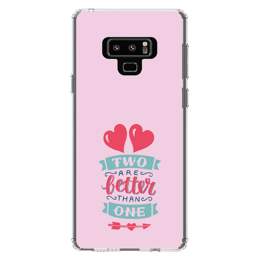 Hearts, Two Are Better Than One Clear Shockproof iPhone Case, view 11