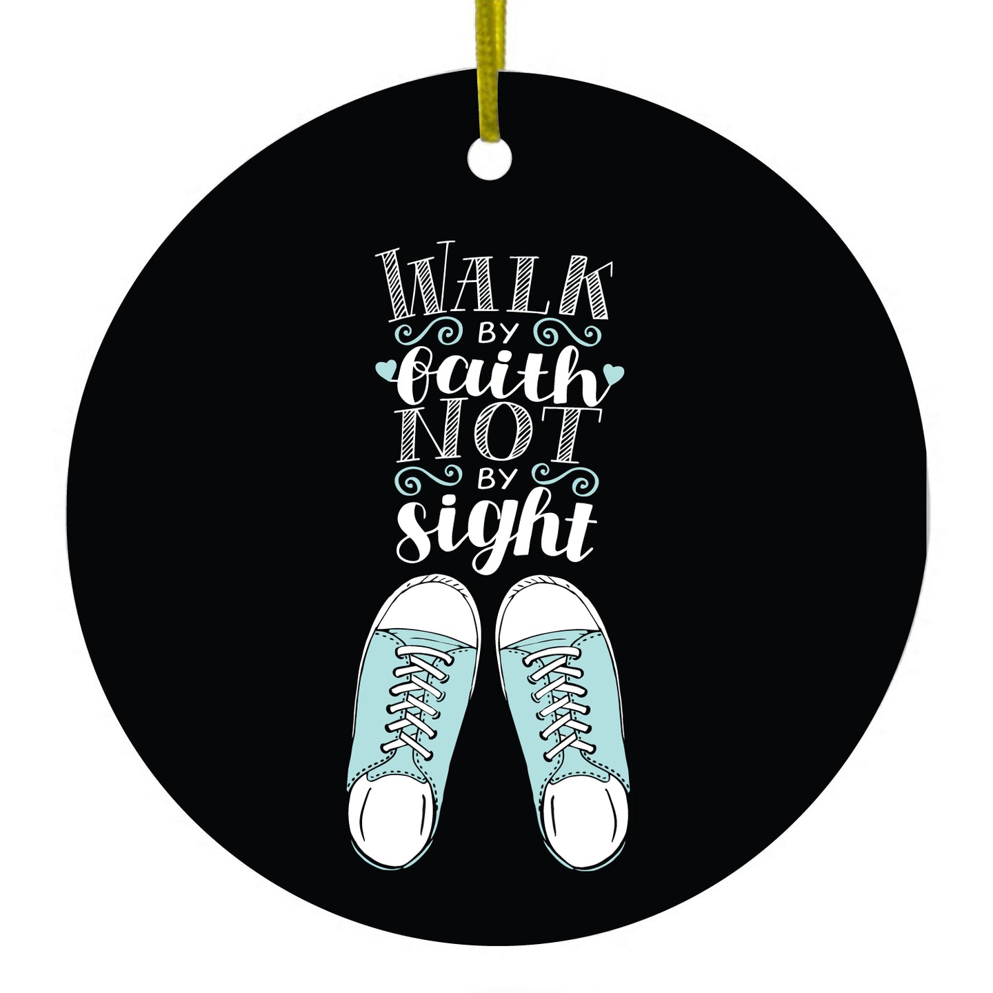 Sneakers Ceramic Ornament