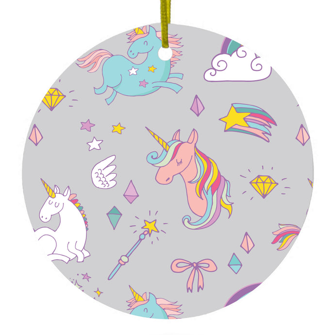 Grey Ceramic Ornament