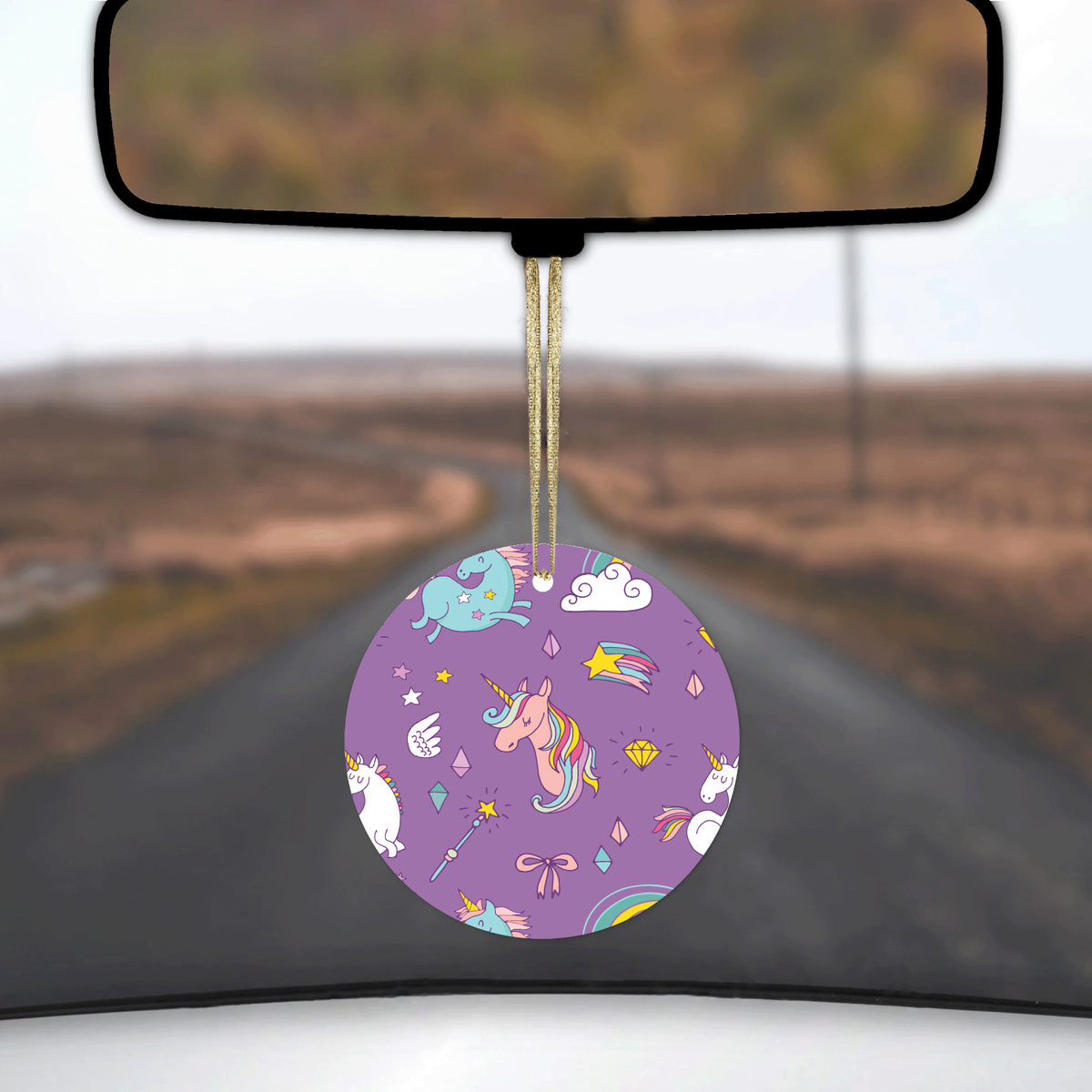 Purple Ceramic Ornament, view 3
