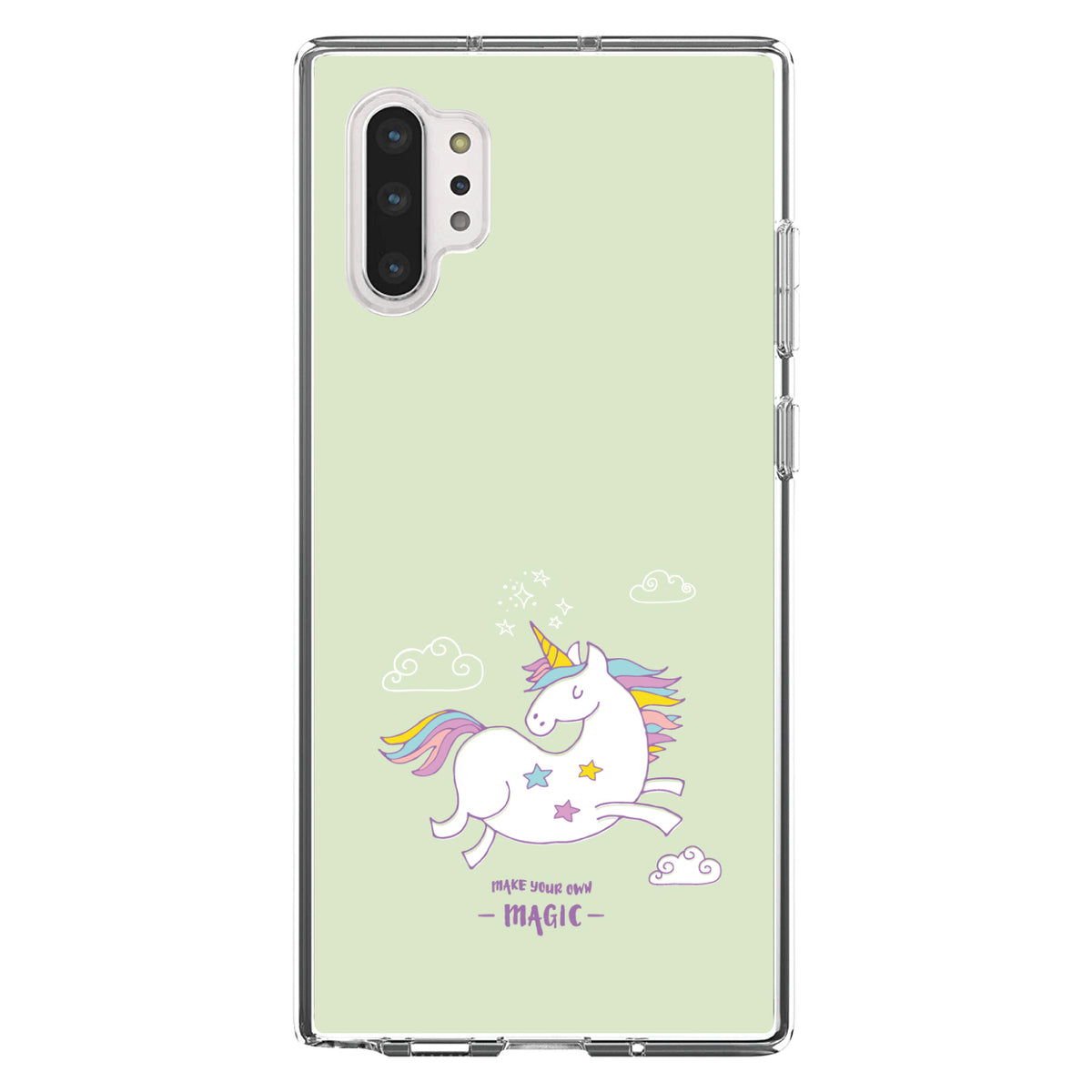 Unicorn, Make Your Own Magic Clear Shockproof iPhone Case, view 10