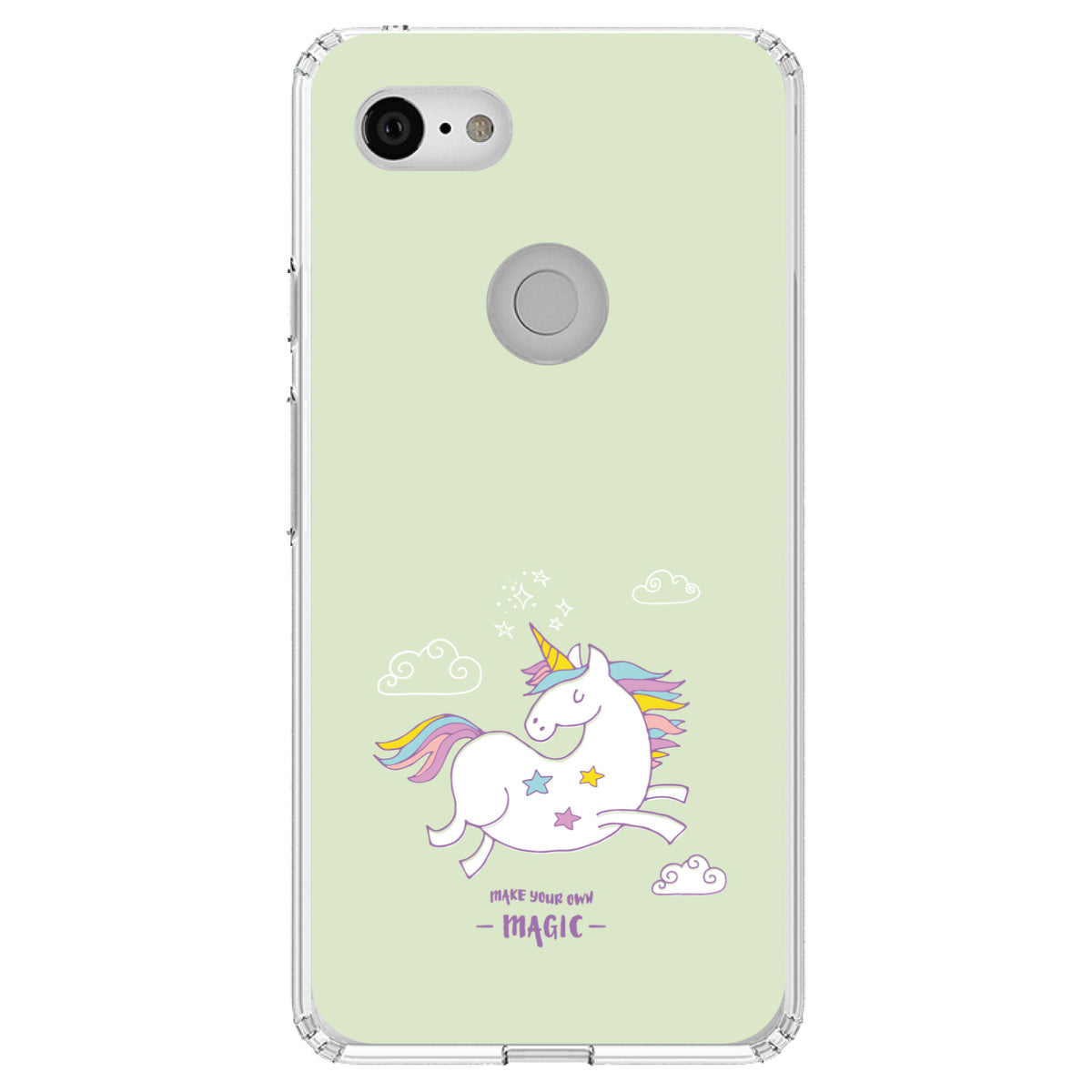 Unicorn, Make Your Own Magic Clear Shockproof iPhone Case, view 22