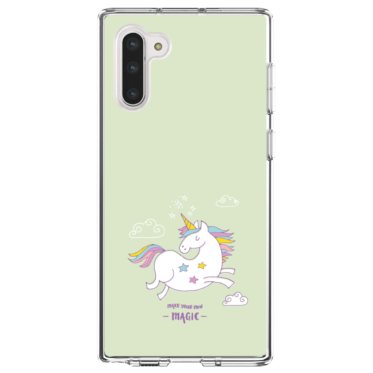 Unicorn, Make Your Own Magic Clear Shockproof iPhone Case, view 9