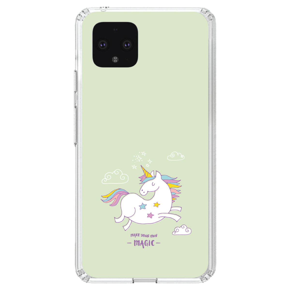 Unicorn, Make Your Own Magic Clear Shockproof iPhone Case, view 23