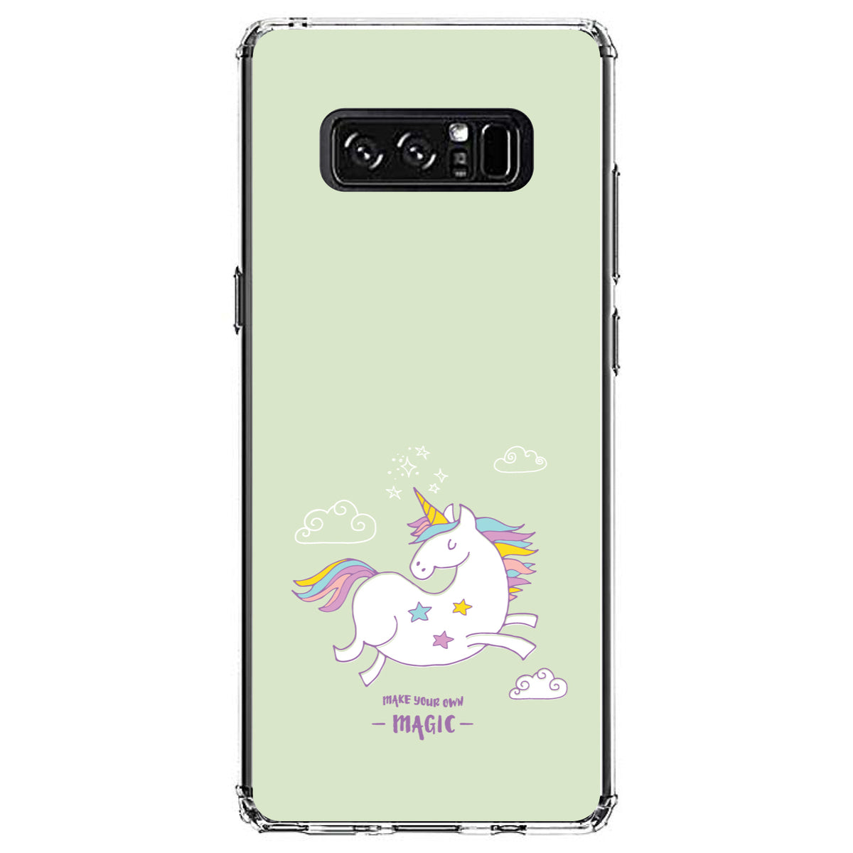 Unicorn, Make Your Own Magic Clear Shockproof iPhone Case, view 12