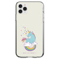Unicorn Rainbow, Magic Is All Around Us Clear Shockproof iPhone Case