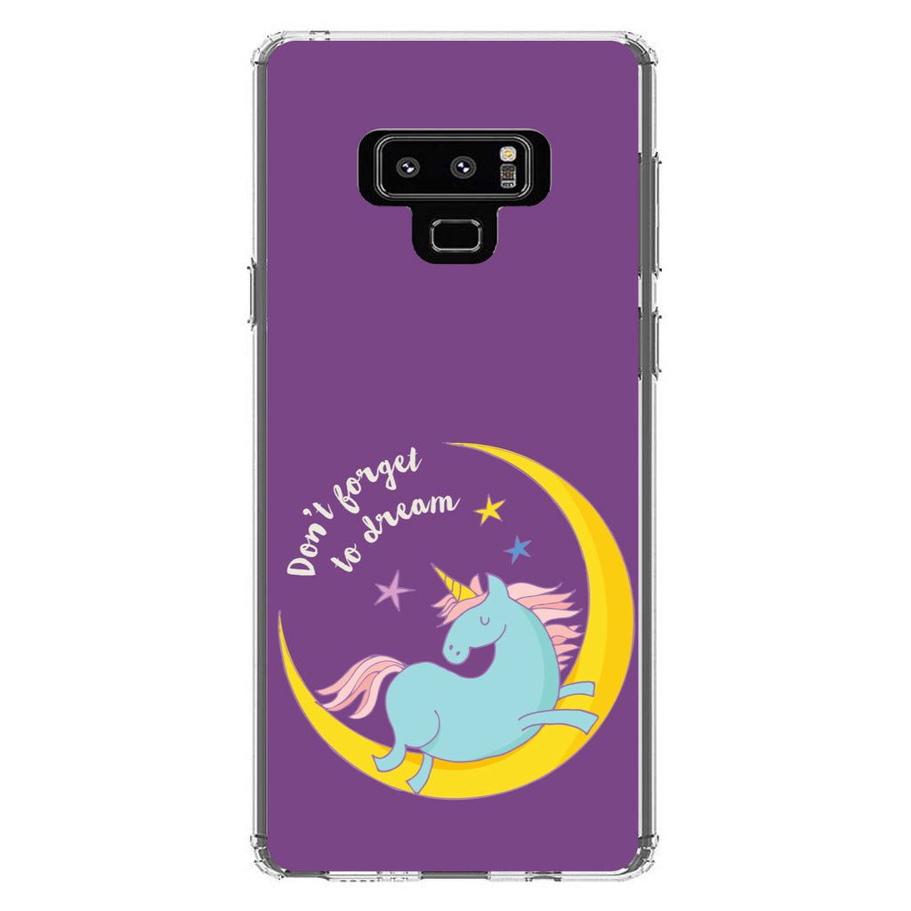 Unicorn Moon, Don't Forget to Dream Clear Shockproof iPhone Case, view 11