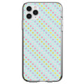 Pastel Diamond Pattern, Pink Purple Teal Clear Shockproof iPhone Case