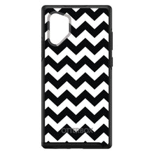 DistinctInk™ OtterBox Symmetry Series Case for Apple iPhone / Samsung Galaxy / Google Pixel - Black & White Chevron Stripes
