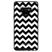 DistinctInk™ OtterBox Symmetry Series Case for Apple iPhone / Samsung Galaxy / Google Pixel - Black & White Chevron Stripes