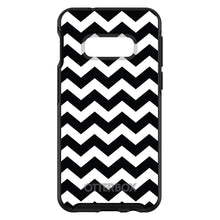 DistinctInk™ OtterBox Symmetry Series Case for Apple iPhone / Samsung Galaxy / Google Pixel - Black & White Chevron Stripes