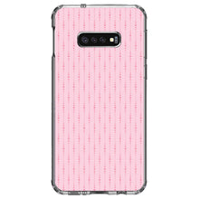 DistinctInk® Clear Shockproof Hybrid Case for Apple iPhone / Samsung Galaxy / Google Pixel - Pink Dot Line Pattern
