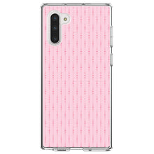 DistinctInk® Clear Shockproof Hybrid Case for Apple iPhone / Samsung Galaxy / Google Pixel - Pink Dot Line Pattern