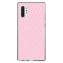 DistinctInk® Clear Shockproof Hybrid Case for Apple iPhone / Samsung Galaxy / Google Pixel - Pink Dot Line Pattern