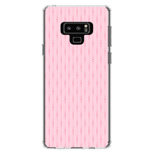 DistinctInk® Clear Shockproof Hybrid Case for Apple iPhone / Samsung Galaxy / Google Pixel - Pink Dot Line Pattern