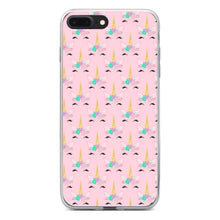 DistinctInk® Clear Shockproof Hybrid Case for Apple iPhone / Samsung Galaxy / Google Pixel - Pastel Unicorn Pattern - Pink Purple Black