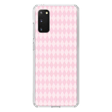 DistinctInk® Clear Shockproof Hybrid Case for Apple iPhone / Samsung Galaxy / Google Pixel - Pink Diamond Pattern