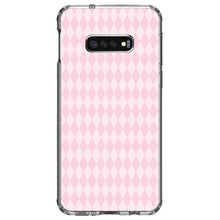 DistinctInk® Clear Shockproof Hybrid Case for Apple iPhone / Samsung Galaxy / Google Pixel - Pink Diamond Pattern