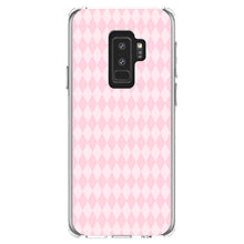 DistinctInk® Clear Shockproof Hybrid Case for Apple iPhone / Samsung Galaxy / Google Pixel - Pink Diamond Pattern
