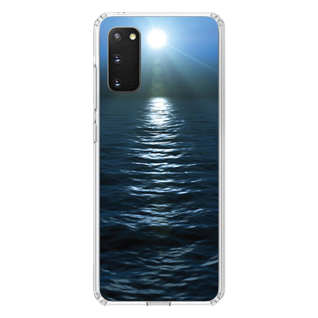 Blue Water Ocean Horizon Clear Shockproof iPhone Case, view 15