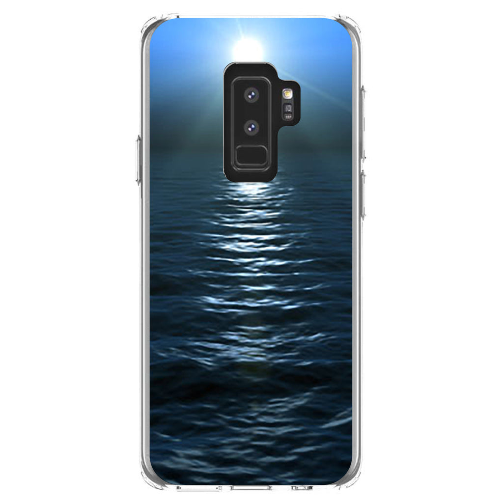 Blue Water Ocean Horizon Clear Shockproof iPhone Case, view 20
