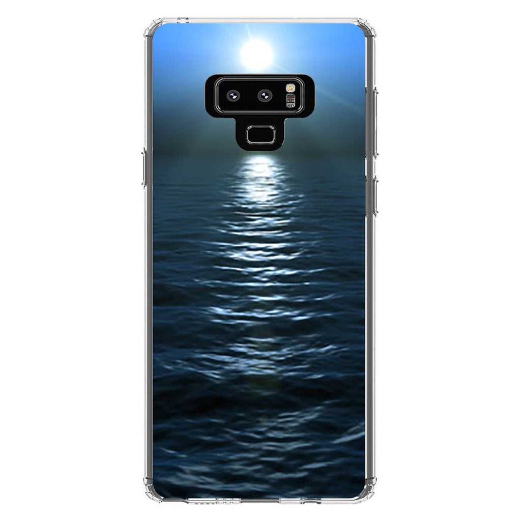 Blue Water Ocean Horizon Clear Shockproof iPhone Case, view 11