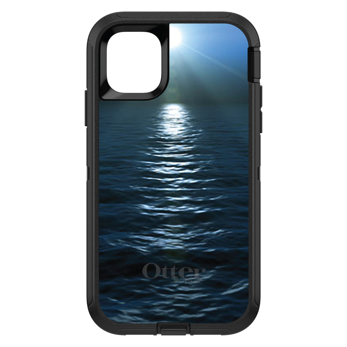 Blue Water Ocean Horizon OtterBox Defender Case for iPhone & Galaxy, view 2