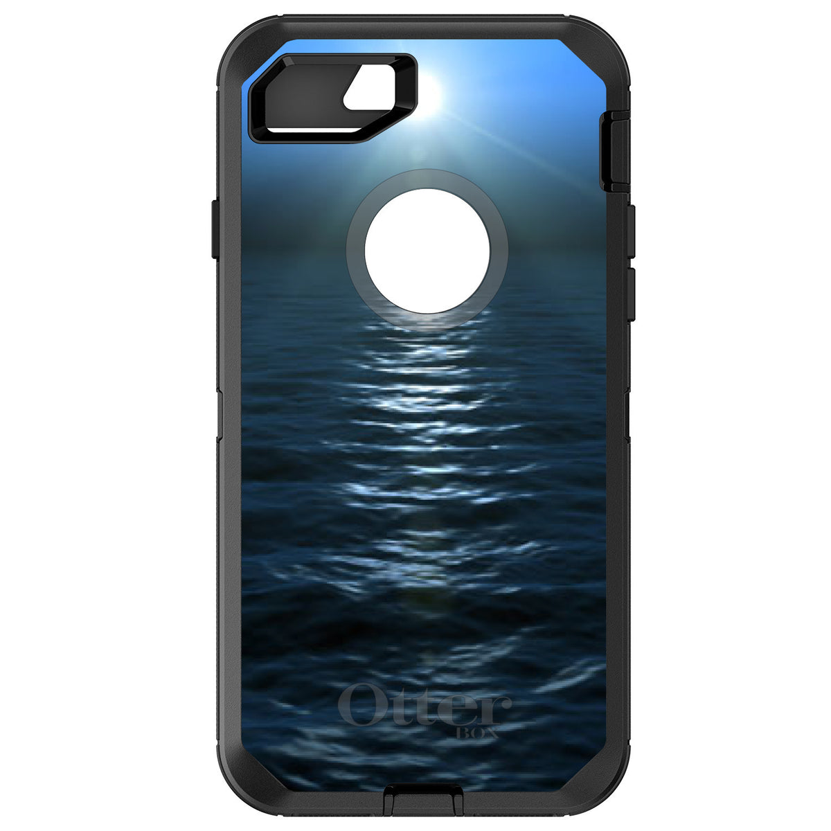 Blue Water Ocean Horizon OtterBox Defender Case for iPhone & Galaxy