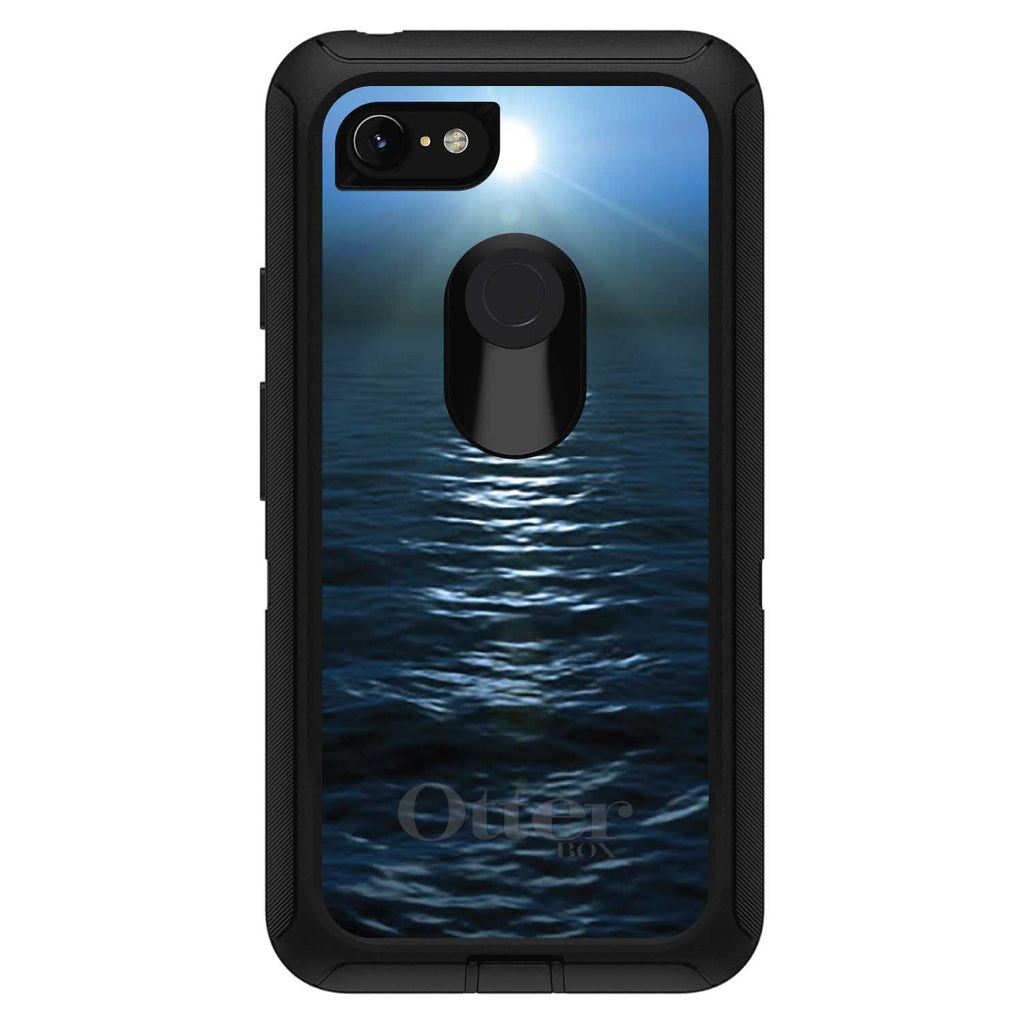 Blue Water Ocean Horizon OtterBox Defender Case for iPhone & Galaxy, view 18