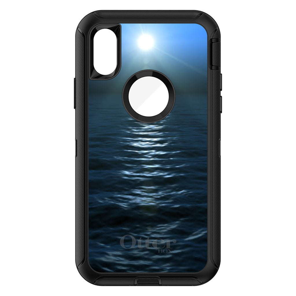 Blue Water Ocean Horizon OtterBox Defender Case for iPhone & Galaxy, view 3