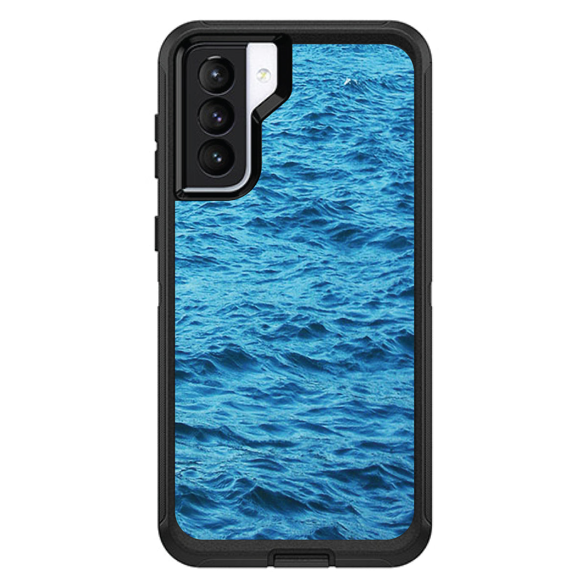 Blue Water Ocean Waves OtterBox Defender Case for iPhone & Galaxy, view 6
