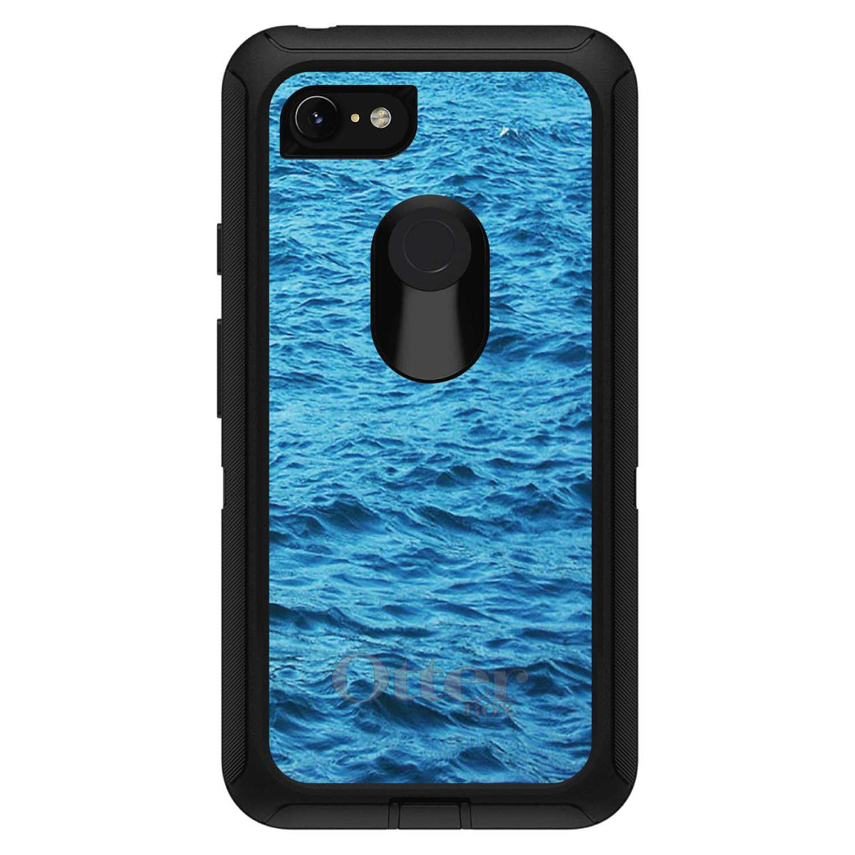 Blue Water Ocean Waves OtterBox Defender Case for iPhone & Galaxy, view 18