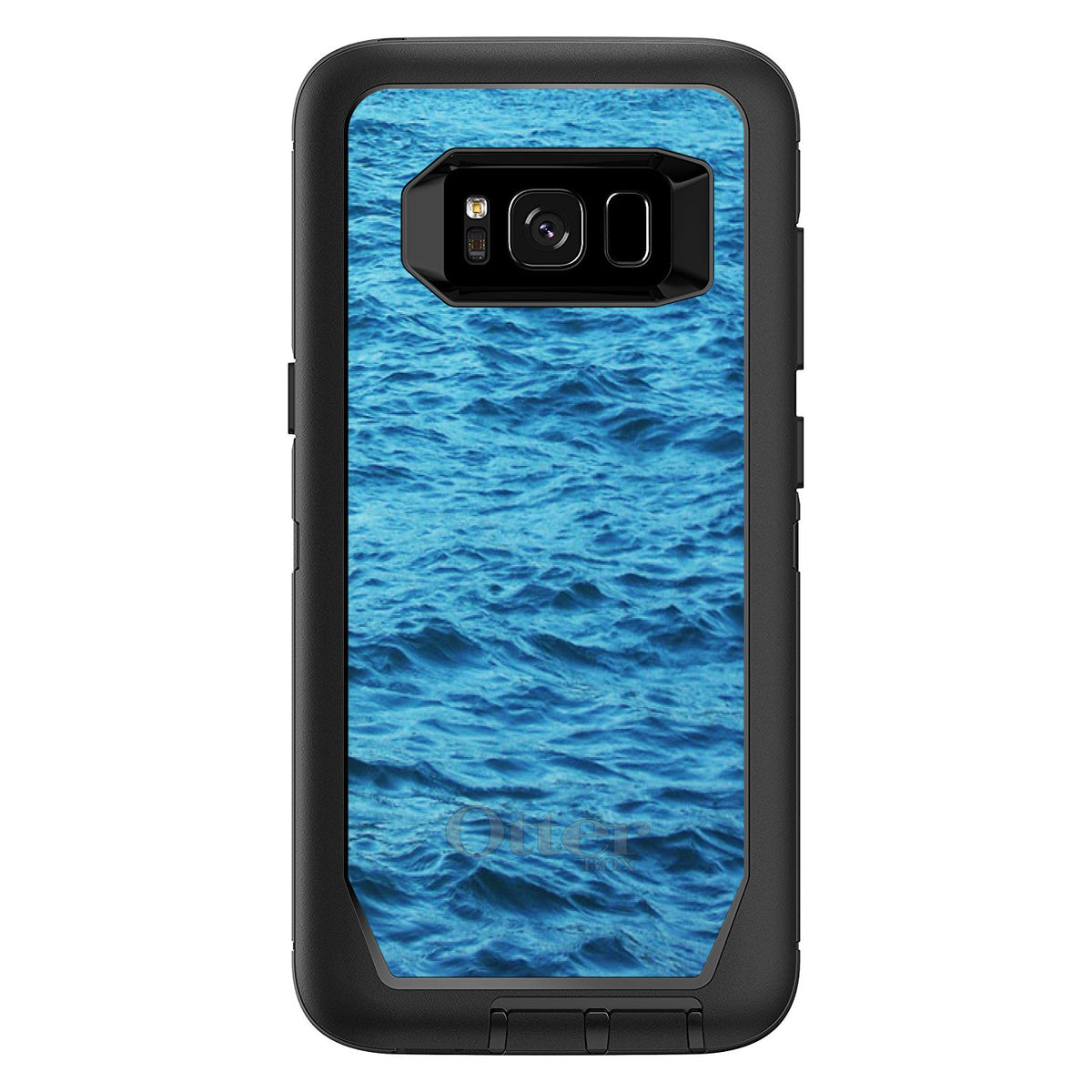 Blue Water Ocean Waves OtterBox Defender Case for iPhone & Galaxy, view 12