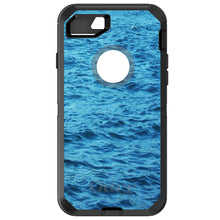 DistinctInk™ OtterBox Defender Series Case for Apple iPhone / Samsung Galaxy / Google Pixel - Blue Water Ocean Waves
