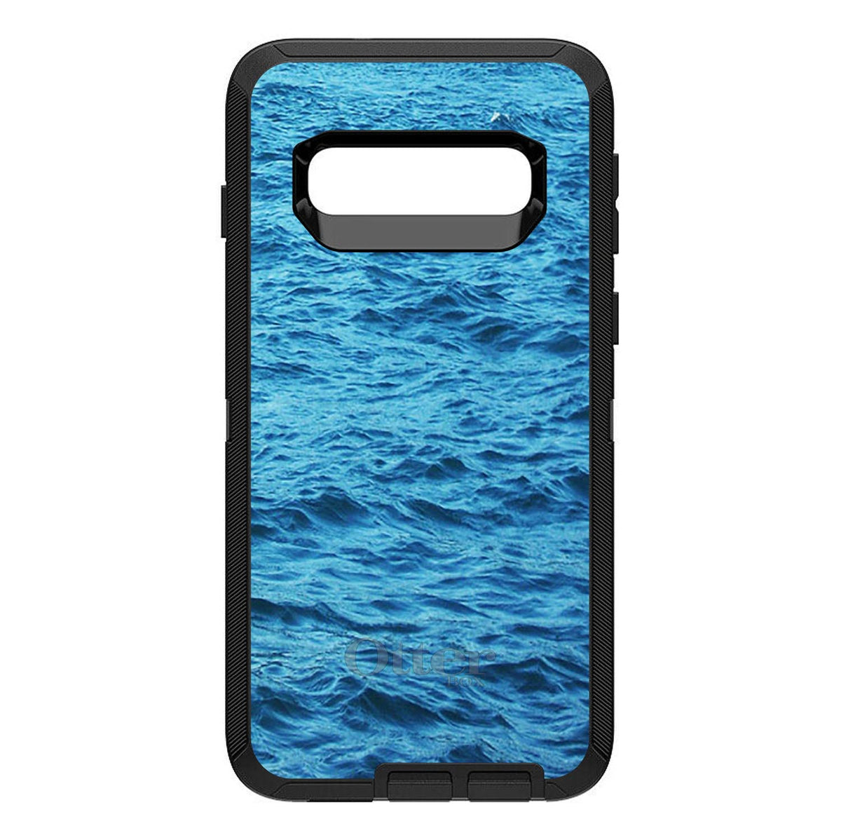 Blue Water Ocean Waves OtterBox Defender Case for iPhone & Galaxy, view 9