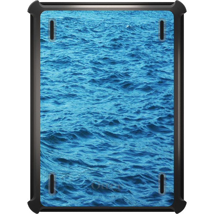 DistinctInk™ OtterBox Defender Series Case for Apple iPad / iPad Pro / iPad Air / iPad Mini - Blue Water Ocean Waves
