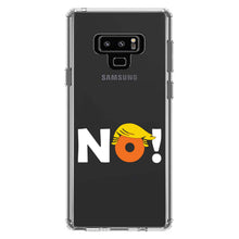 DistinctInk® Clear Shockproof Hybrid Case for Apple iPhone / Samsung Galaxy / Google Pixel - NO - White Anti Trump