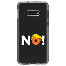 DistinctInk® Clear Shockproof Hybrid Case for Apple iPhone / Samsung Galaxy / Google Pixel - NO - White Anti Trump