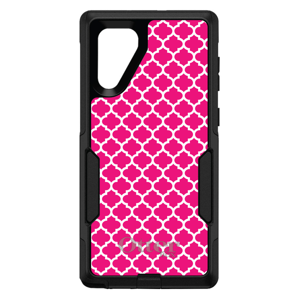 Hot Pink White Moroccan Lattice OtterBox Commuter Case for iPhone & Galaxy, view 13