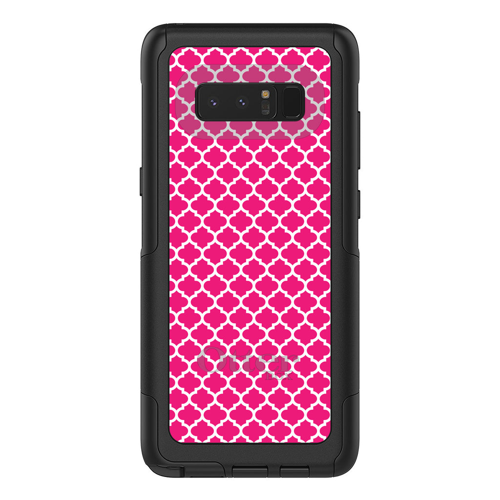 Hot Pink White Moroccan Lattice OtterBox Commuter Case for iPhone & Galaxy, view 16